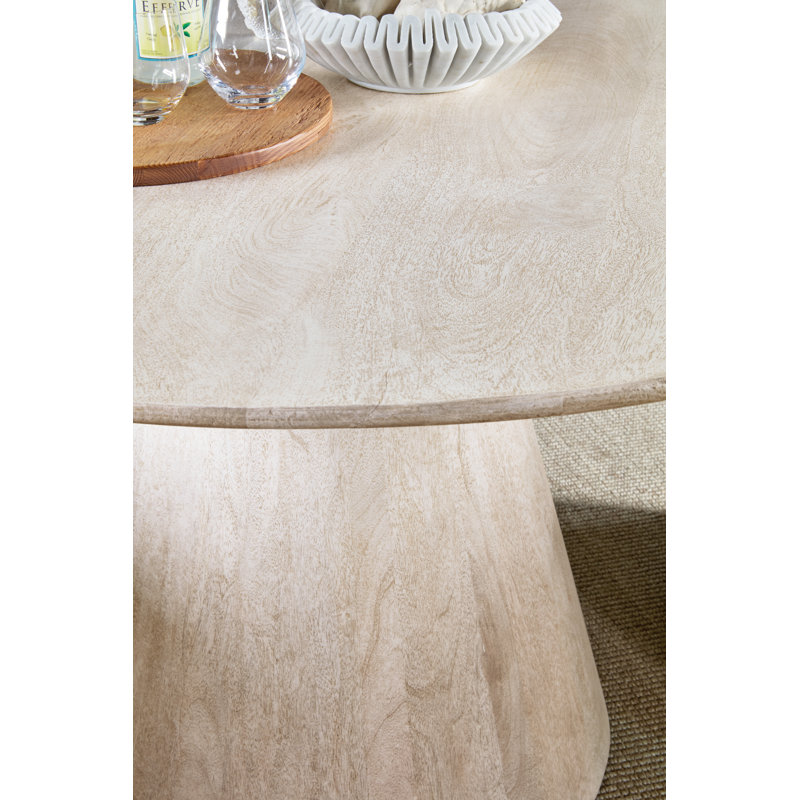 Commerce And Market Madison Round Dining Table, White