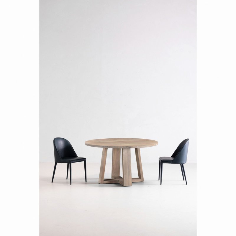 Dining Table, Round, Solid Acacia, Seats 4