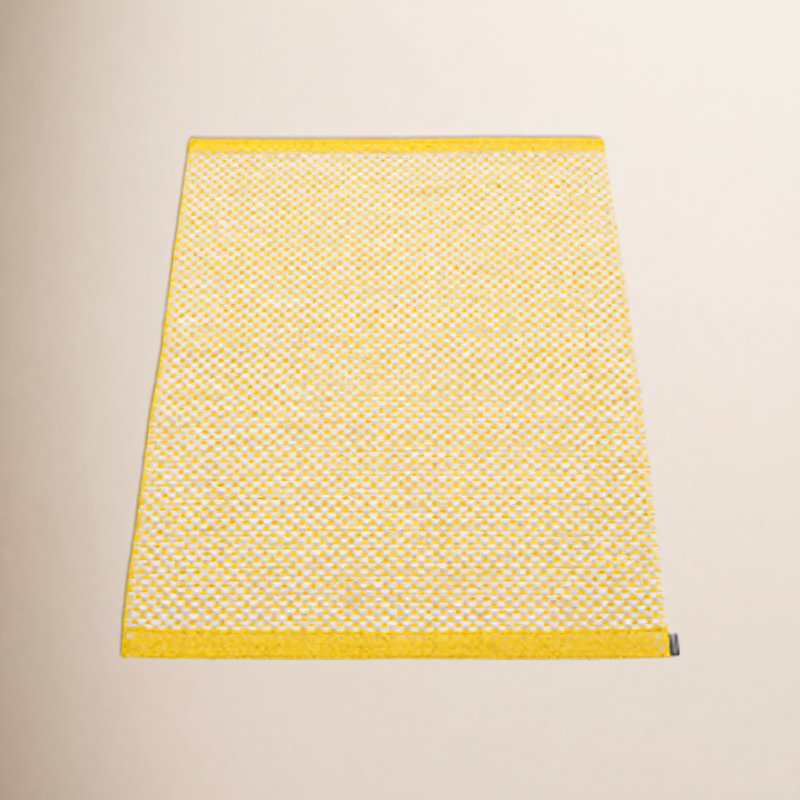 Effi Area Rug in Light Yellow/Mustard, Rectangle 2' x 2'9"