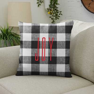 Embroidered Sunbrella® Outdoor Throw Pillow