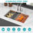 30" Undermount Kitchen Sink - 30*19*9 Inch Single Bowl 16 Gauge Stainless Steel Ledge Workstation Kitchen Sinks