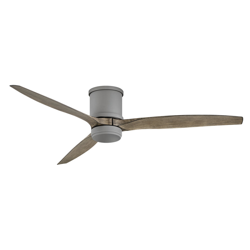 Ventilateur de plafond à DEL à 3 pales de 60 po avec commande murale et ensemble d'éclairage inclus, Graphite