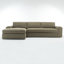 Essex 2-Piece 118" Upholstered Sectional-68934101-68934094