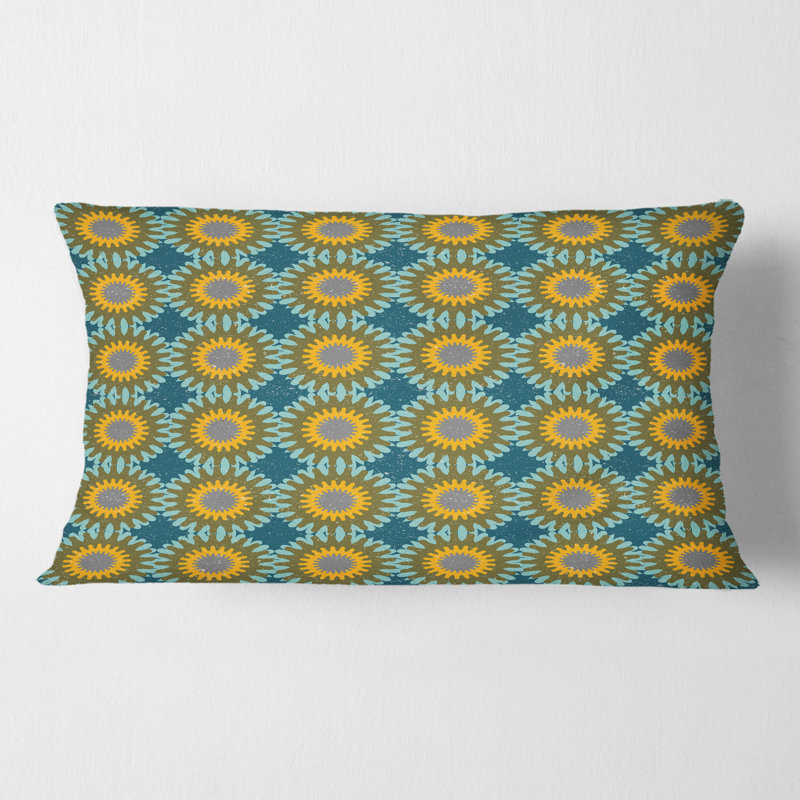 Coussin décoratif rétro Mid-Century