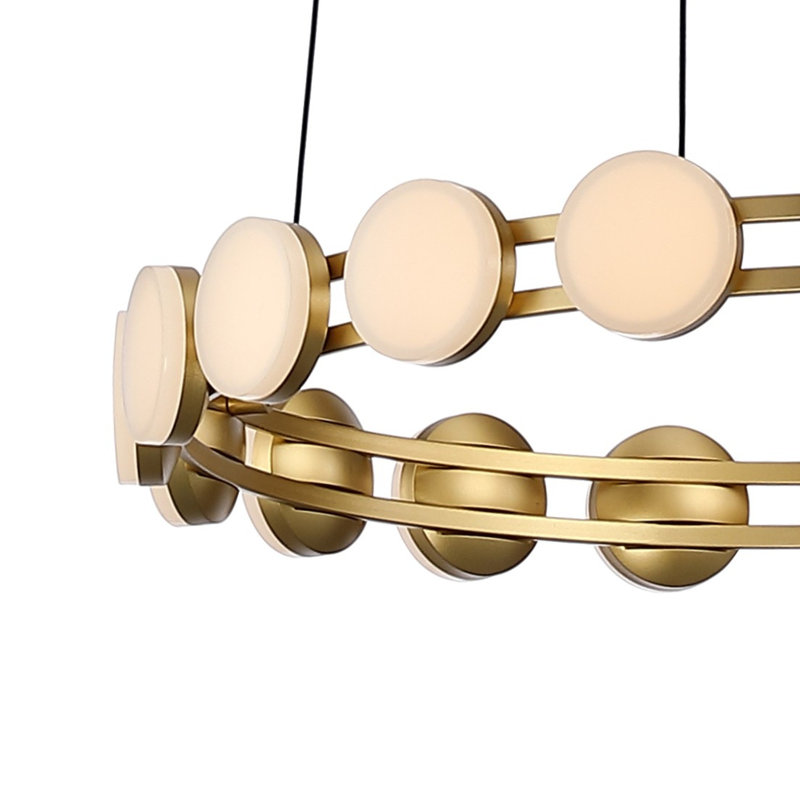 Lustre moderne 48 po, 29.25' H x 48' W x 48' D