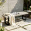 Banc de patio en bois d'acacia-129028193