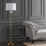 Marple 60'' Brass Gold Traditional Floor Lamp