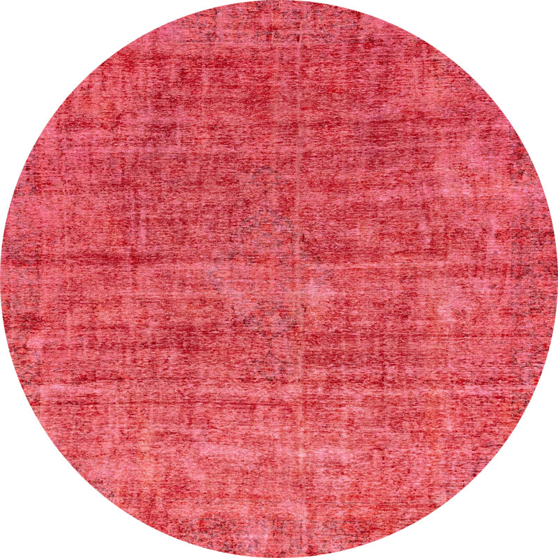 Abstract Indoor Rug, Round 5'