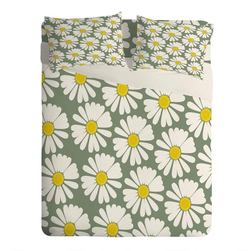Taie d’oreiller motif camomille, Standard