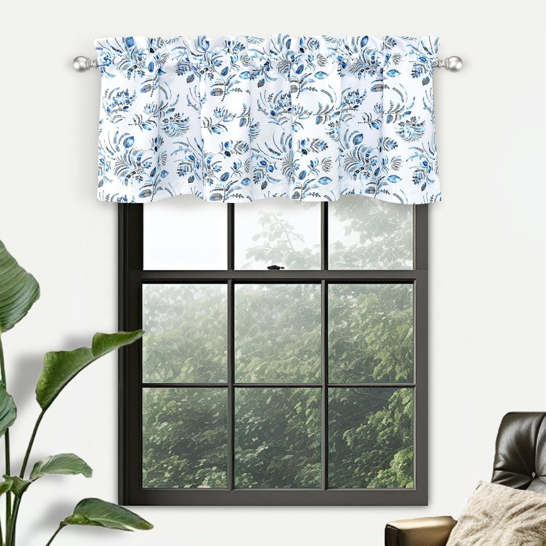 Helfer Floral Tailored Window Valance Rosalind Wheeler