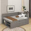Lit de jour double avec tiroirs et tablettes-2080262495-2080262494