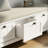 Rustic Shoe Storage Bench With Cushioned Seat - 3 Drawers & Hidden Storage For Home Organization-868988265