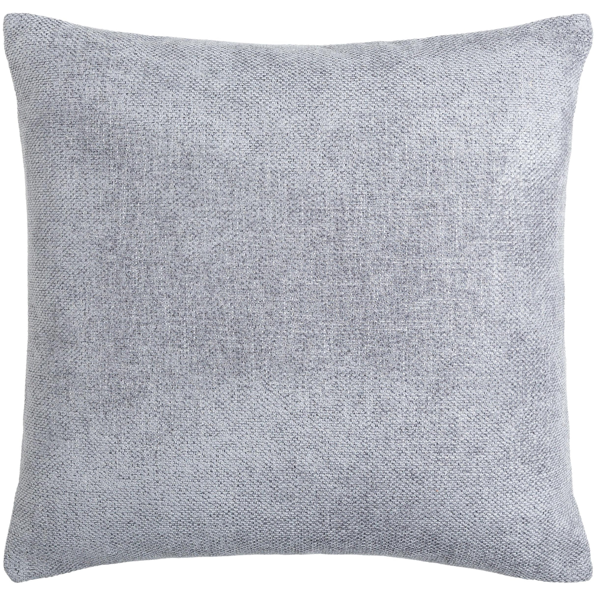 Kamaili Pillow Cover, Gray, 20"H x 20"W, Pillow Cover Only - No Insert