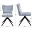 Chaise de salle à manger moderne à dossier rembourré avec coussin souple et siège ergonomique-2046419890
