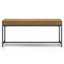 Bureau d'écriture en bois massif avec plateau pour clavier Lars