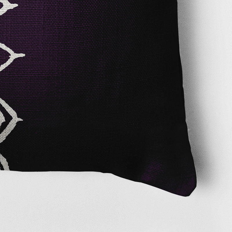 Square Cotton Pillow Cover & Insert, Purple
