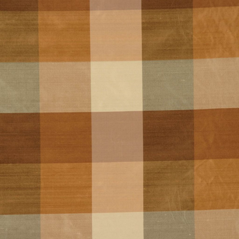 Premier Silk Fabric, Brown/Beige/Ivory