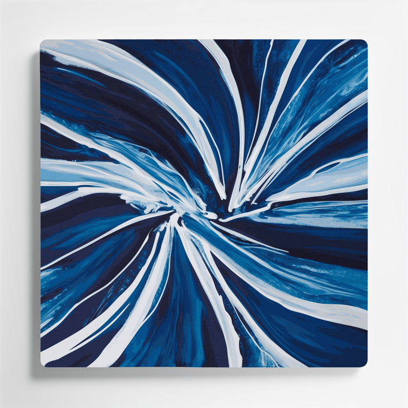 Art mural en métal «Lyrical Abstraction 15», H 16 po x l 16 po