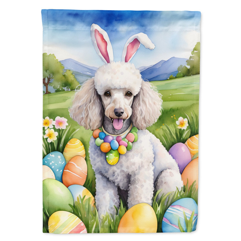 Easter Egg Hunt Double Sided 40'' H x 28'' W Polyester Easter House Flag
