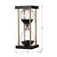 Sablier 15 minutes 3 pi 3 po x 7 po avec cadre en métal Spellman, noir-125944210
