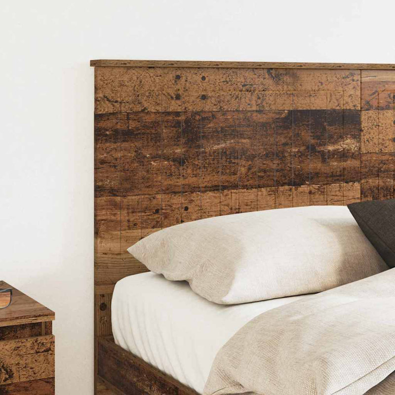 Panel Headboard, EU Double - 150 x 200 cm, Old Wood