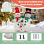 Décoration de Noël bonhomme de neige gonflable