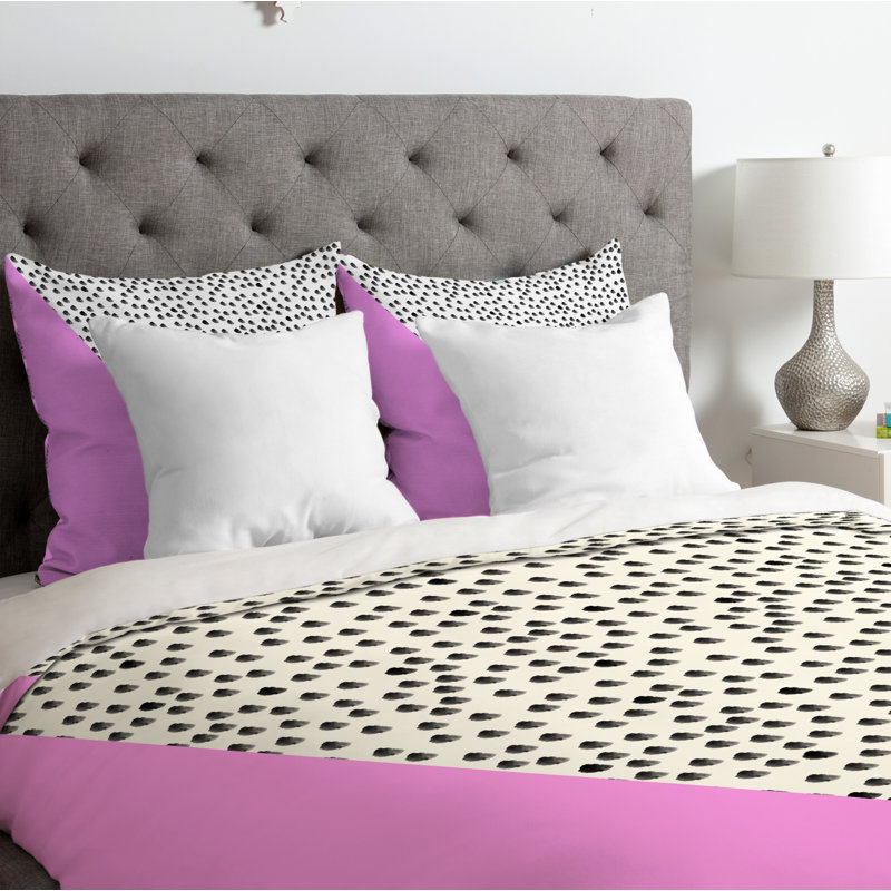 Housse de couette Spots Modern, Housse de couette pour lit simple / TG