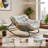 Oversized Papasan Outdoor Rocking Chair