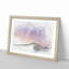 Lilac Sky Above the Mountain - Picture Frame Graphic Art Print-56735050-56735053