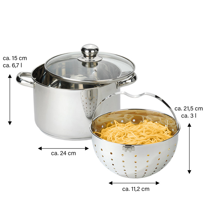 6.7 L Stock Pot with Lid