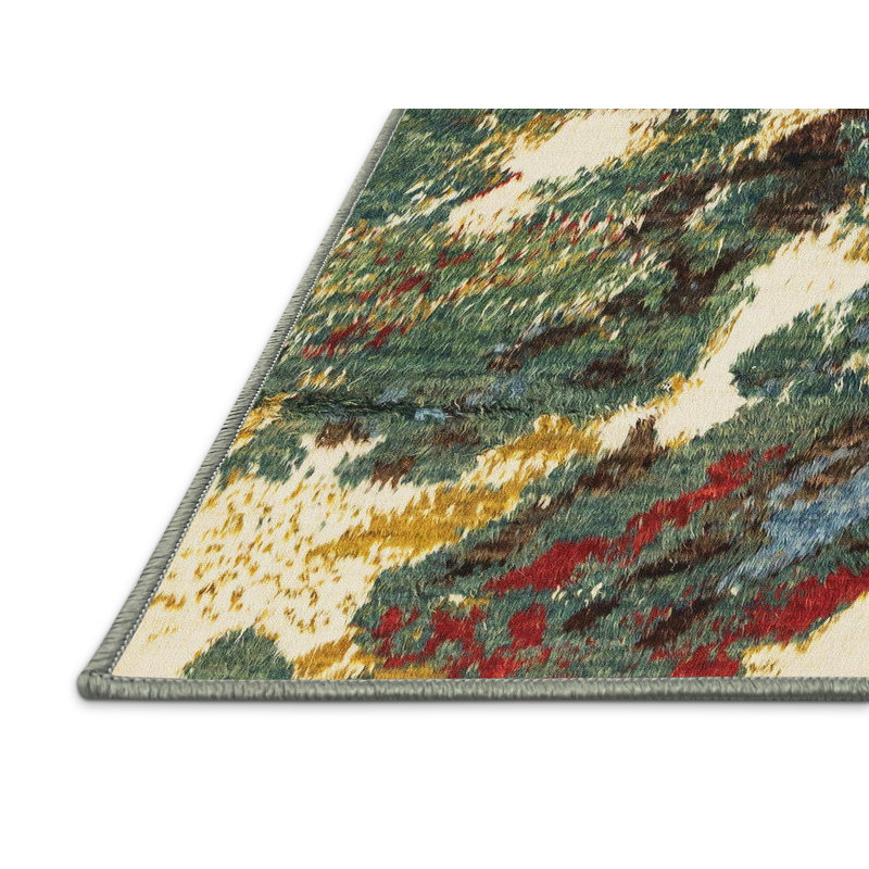 Abstract Indoor Rug, Runner 2' x 5'
