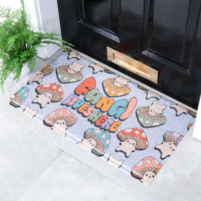 Saltz Non-Slip Floral Doormat