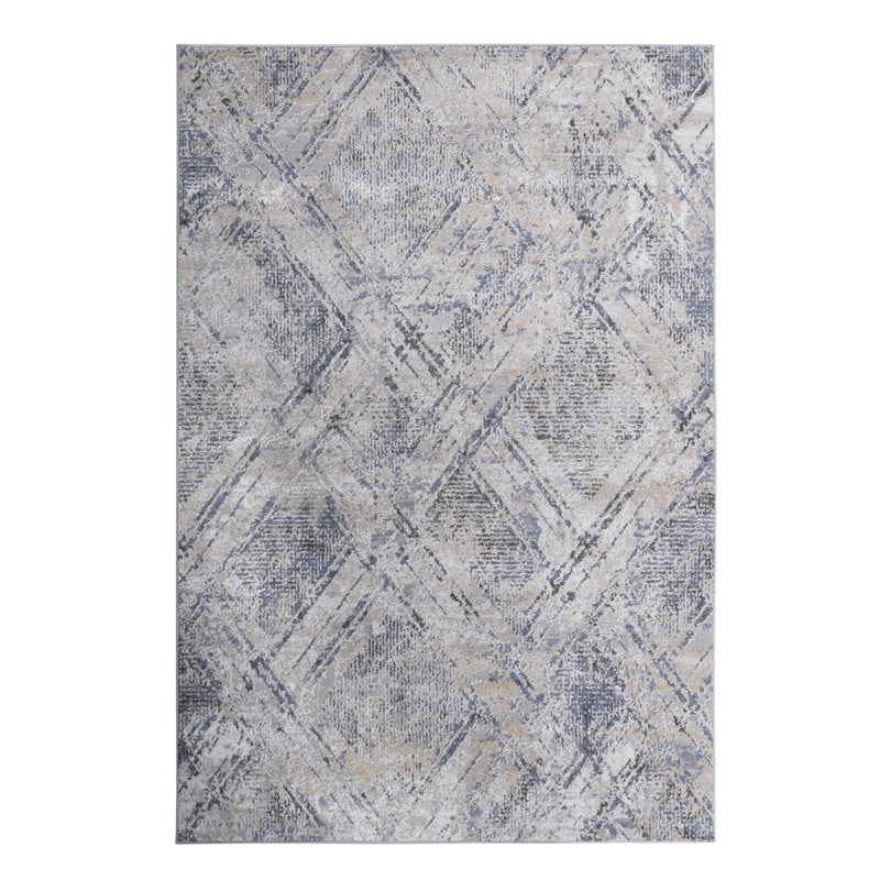Tapis tendance à poils moyens - Convient aux enfants et aux animaux de compagnie, résistant aux taches