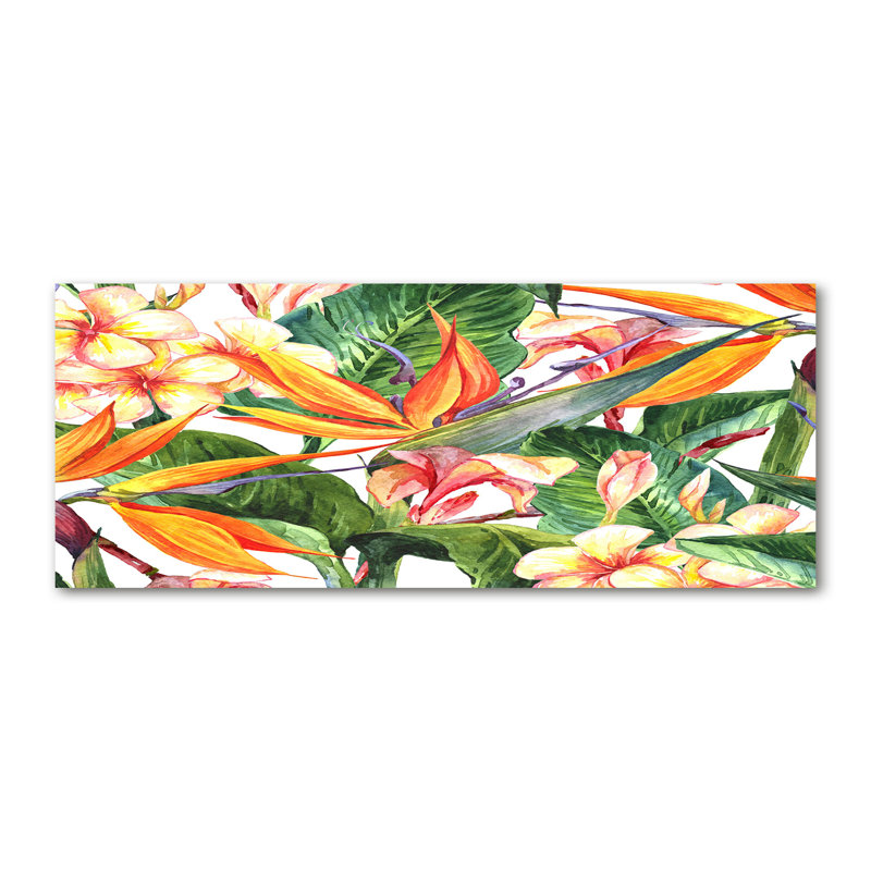 Tropical Flowers - No Frame Painting on Canvas