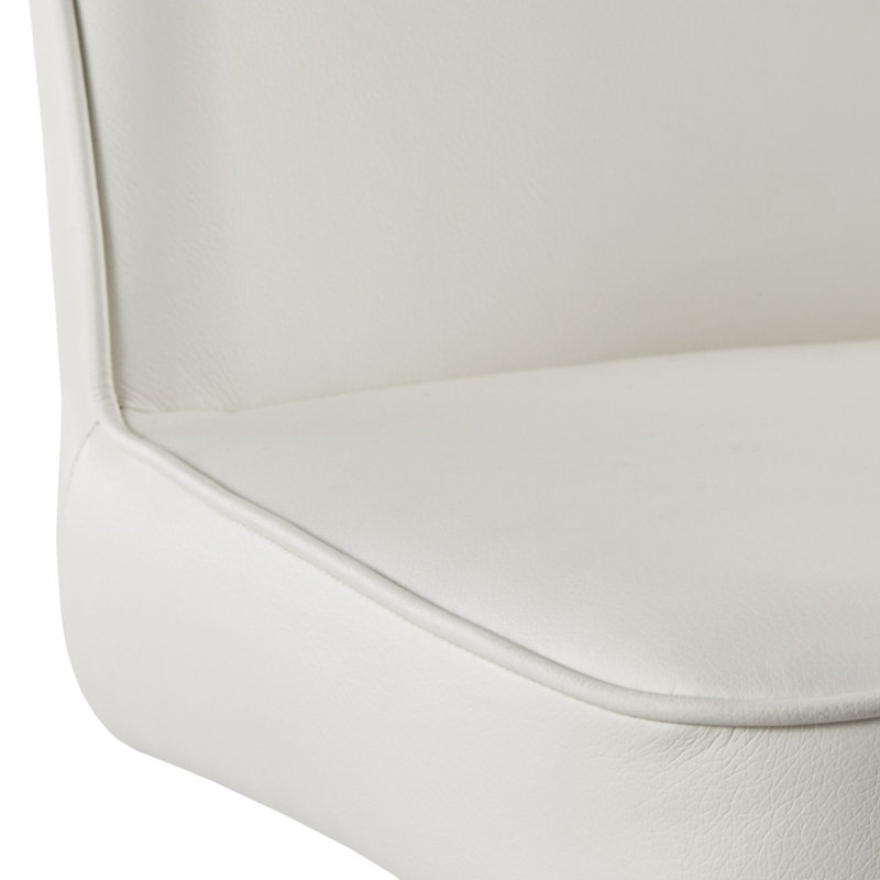 Knaresborough Upholstered Counter Stool, White