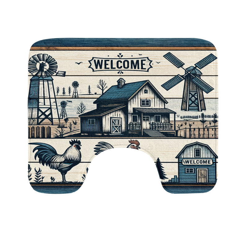 Tapis de salle de bain Farm