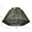 Plafonnier encastré 1 lumière 13,8 po Bartho-1110779550