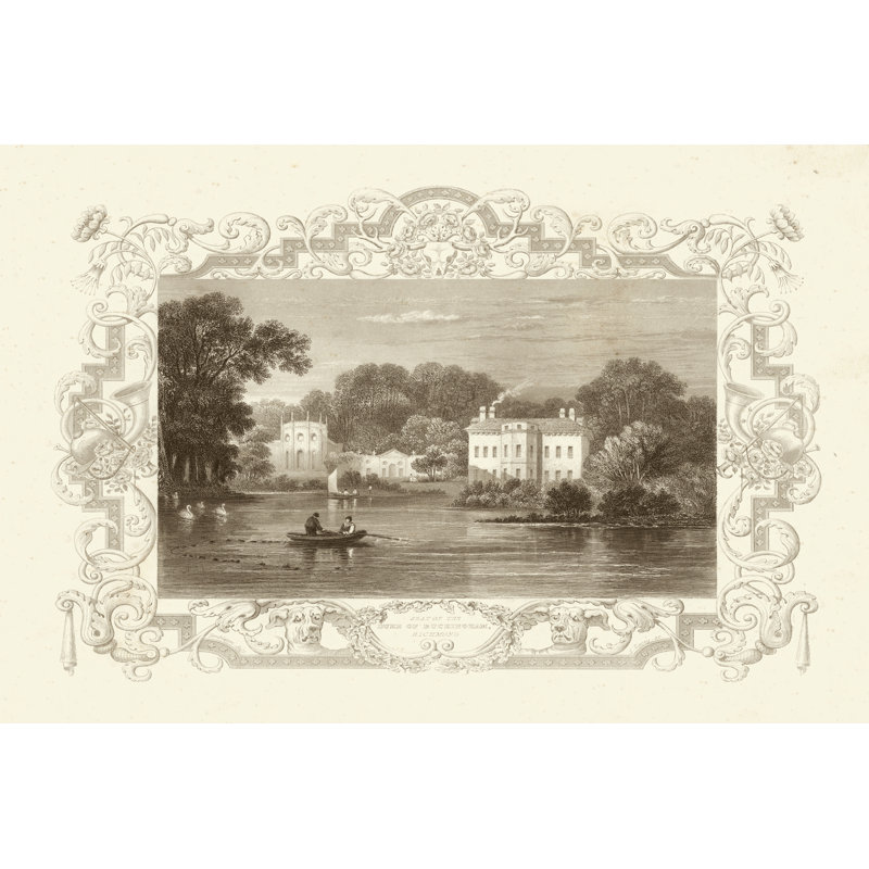 Views Of England III by Tombleson - Wrapped Canvas Art Prints, 20cm H x 30cm W x 3.8cm D