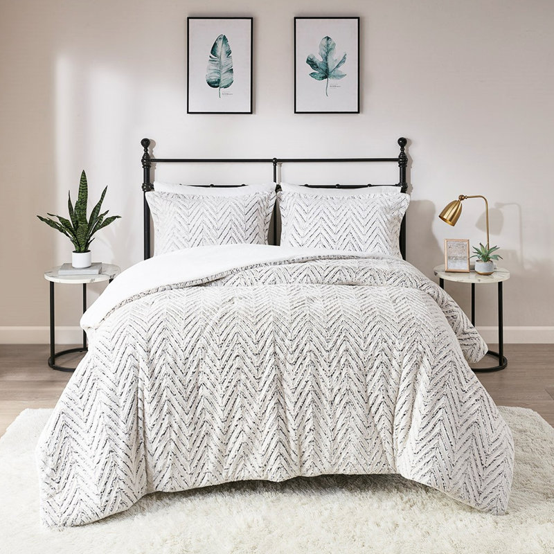 Édredon en duvet synthétique ultra doux double / grand, fausse fourrure, séchage par culbutage en grande capacité, double / grand séparément, séparément
