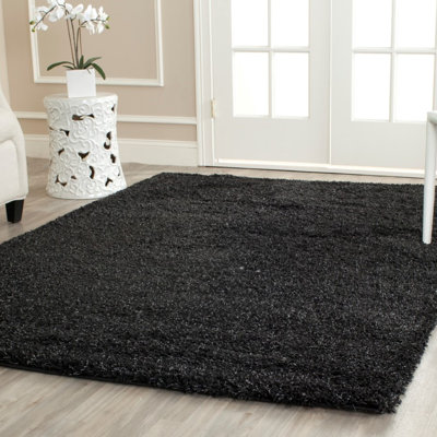 Schaeffer Solid Colour Hand Hooked Area Rug