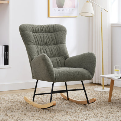 Chaise berçante Lezah Teddy