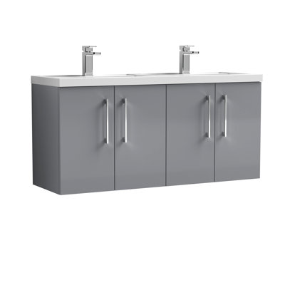 Arno 1205mm Double Bathroom Vanity with Integrated Basin
