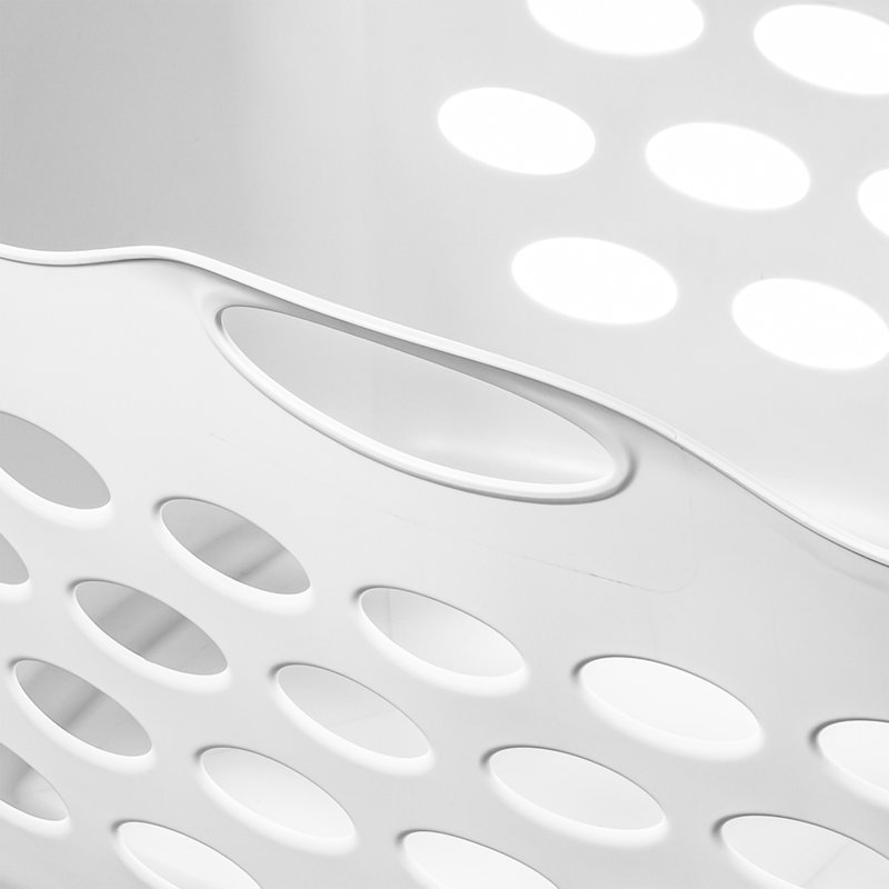 Plastic Laundry Basket with Handles