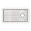 Whitehaus Collection Undermount Single Bowl Fireclay Kitchen Sink with Stainless Steel Grid-704333039