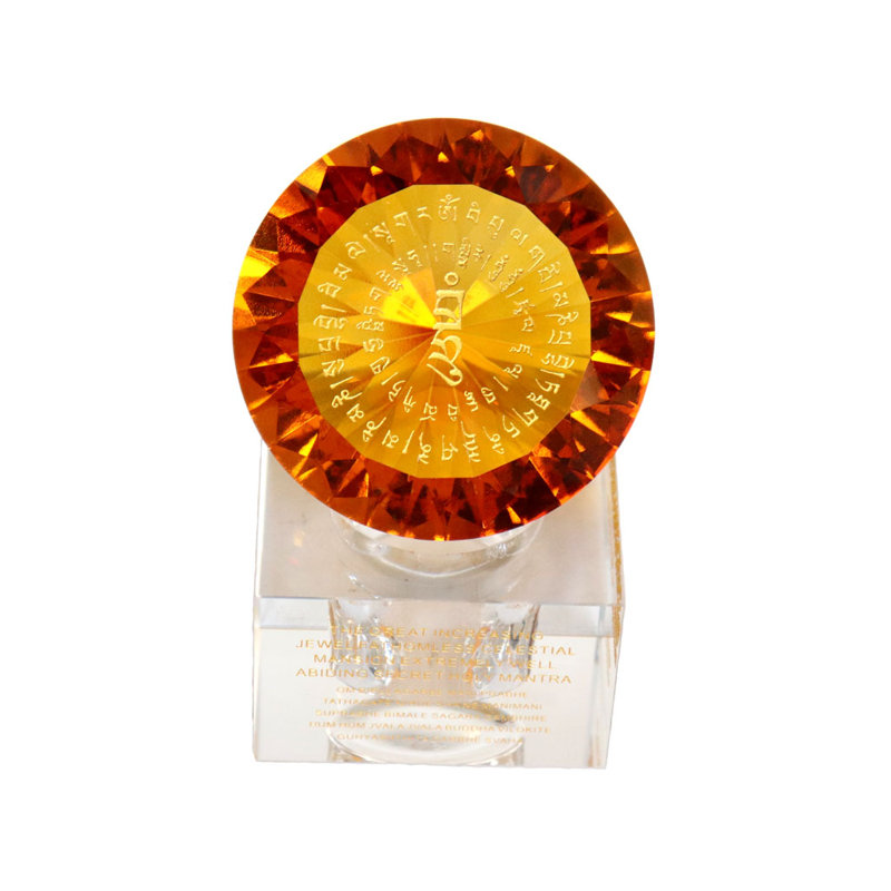 Abstract Crystal, Yellow