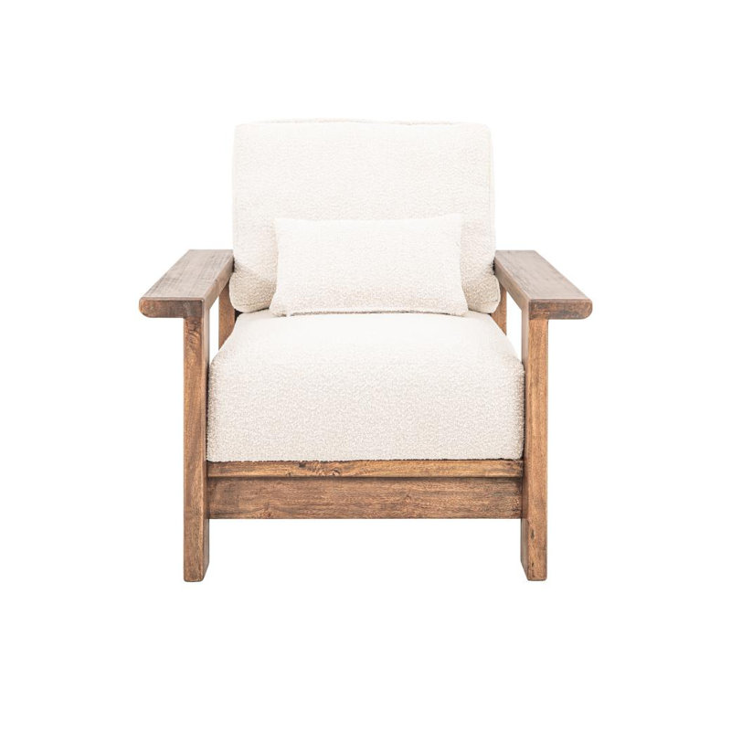 Structure et base en bois, fauteuil