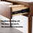 Industrial style solid wood study desk