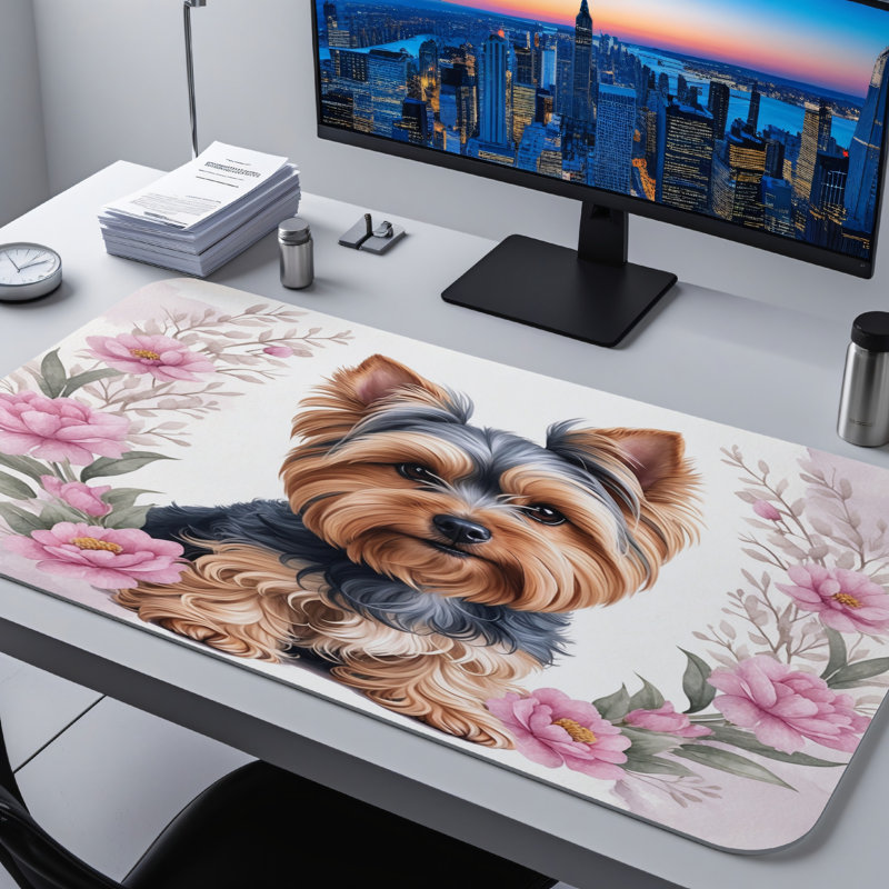Polyester Desk Pad, 23.6x13.8