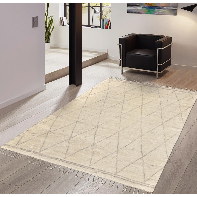 Geometric Area Rug, Rectangle 7'9" x 9'9"