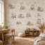 Papier peint blanc avec chambre d'enfant-129175098-129175103